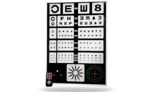 Cartel de Optotipo con Control Remoto